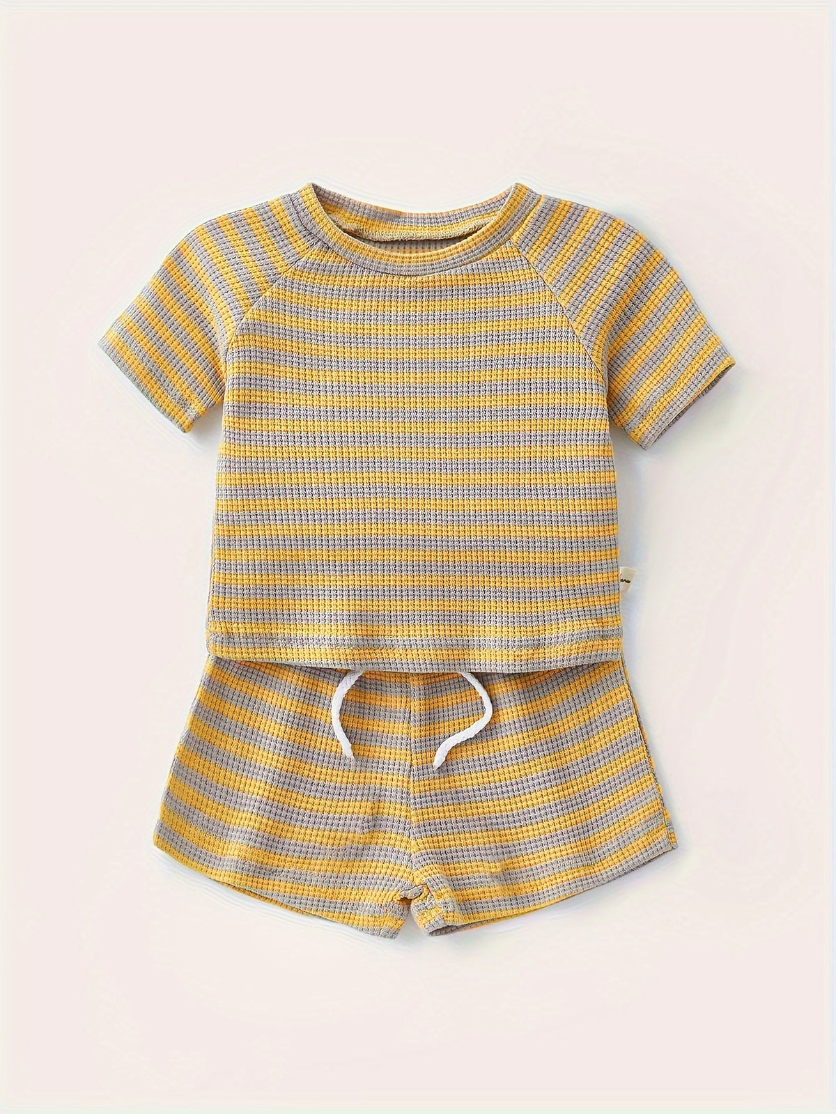 Waffle Striped Summer Set
