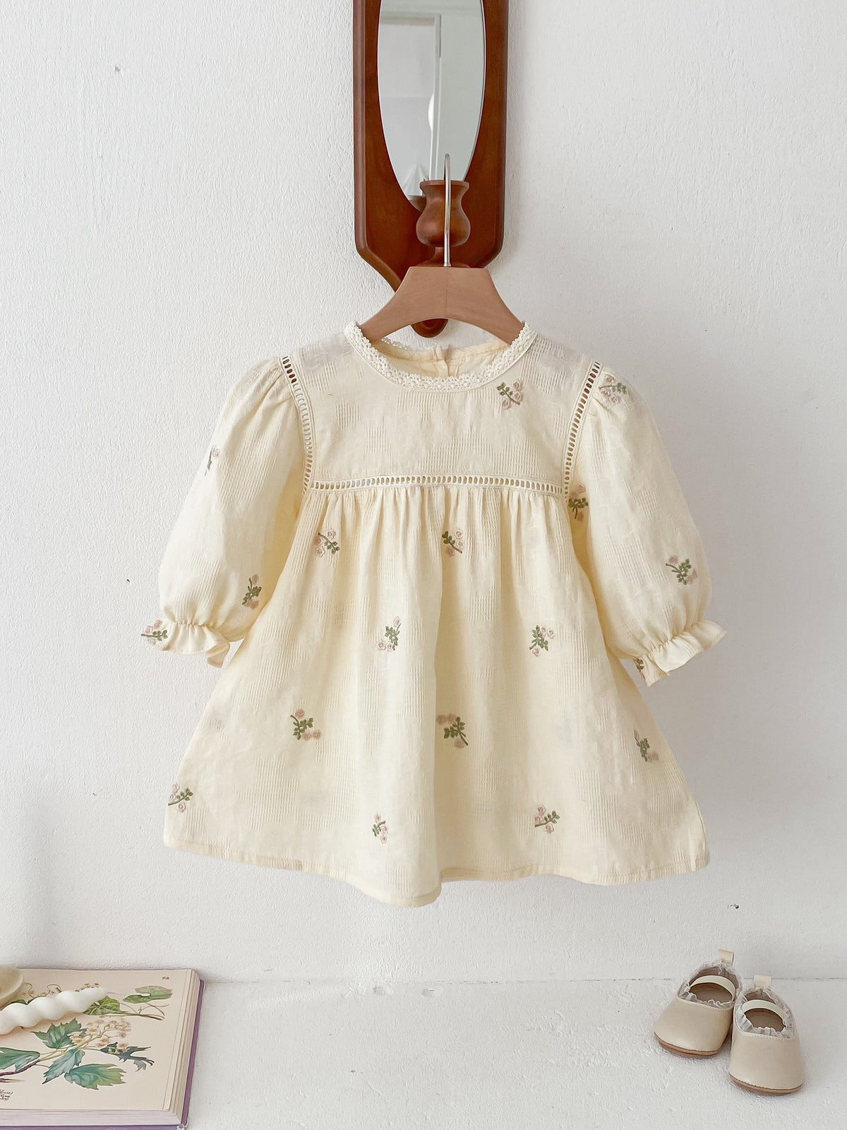 Cotton Long Sleeve Dress